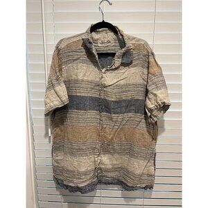 Tasso Elba 100%‎ Linen Button Up Shirt - Size XXL